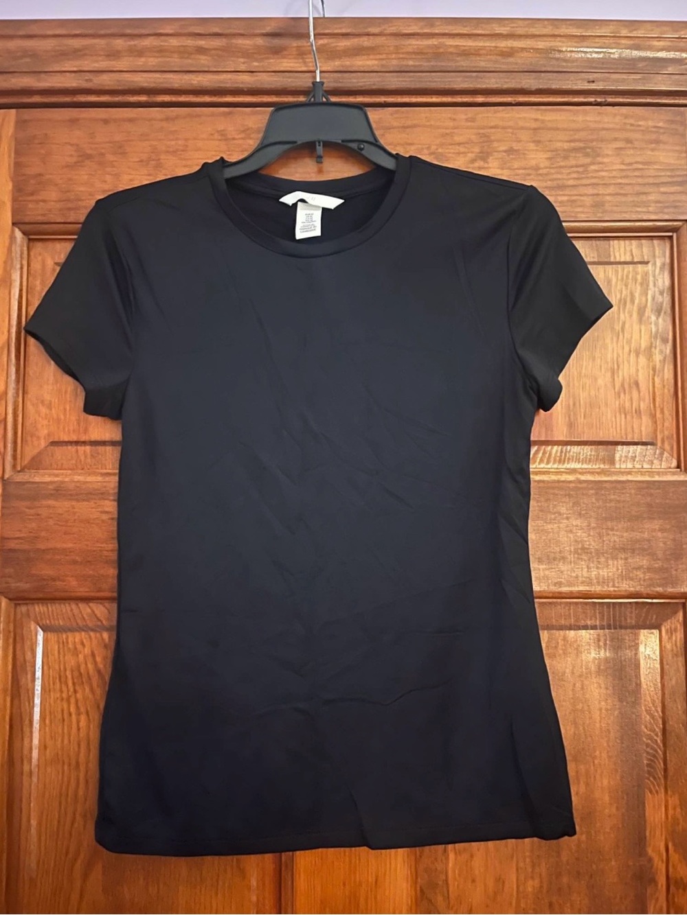 (2) H&M Black & Tan Short Sleeve Crew Neck Tees